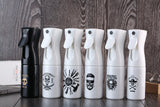 MJDFS Flairosol Stylist Airless Aerosol water Dispenser, Refillable Super Fine Mist Spray bottles, Good for watering plants, Showering Pets, Trigger sprayer for Hair New York Skull design 6oz
