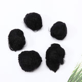 18'' 200 Pack Black Hair Nets Invisible Elastic Edge Mesh Breathable Bun Hair Nets Reusable Nylon Hair Nets For Ballet Bun (Black-200 pack)