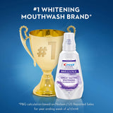 Crest 3D White Brilliance Alcohol Free Whitening Mouthwash Clean Mint 33.7 fl oz Pack of 6