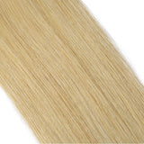 Tape in Hair Extensions Ash Blonde 100% Remy Human Hair 12''-24'' Double Side Tape Seamless Skin Weft Rooted Natural Hair Extensions 20pcs Long Straight Silky (20 inch 50g,#24 Natural Blonde)