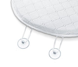 Beurer MG13 Soft Waterproof Bath and Spa Massage Pillow with Vibration for Relaxation, Neck Pain Relief