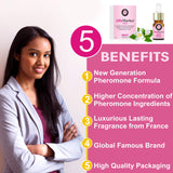 Alfamarker Pheromone Perfume for Women to Attract Men. Concentrated Essential Oil Female Fragrance Formula of Human Pheromones Womens Long luxury Scent Flame 5 ml