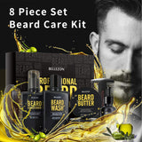 Upgraded Beard Kit for Men Grooming & Care w/Beard Conditioner,Beard Oil,Beard Butter,Beard Balm,Beard Brush,Beard Shampoo, Beard Comb,Beard Scissors,Storage Box,Perfect Gifts for Man Dad Boyfriend