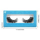 54 Pieces Christmas Empty Eyelashes Packaging Paper False Christmas Eyelash Storage Box False Eyelash Cases Without Trays