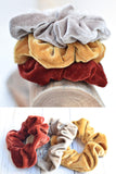 3 Pack Hair Scrunchies for Women Girls (Sienna Basic scrunchies)
