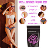 Hard Wax Beans for Painless Hair Removal, 1lb Large Refill Wax Beads for Sensitive Skin Home Waxing Kit for Women Men