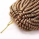 2 Pack Spring Twist Ombre Colors Bomb Twist Crochet Braids 8 inch Fluffy Soft Jamaican Bounce Synthetic Braiding Hair Extensions 30Strands/pack (#27/613)