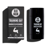 6IXMAN - TRAINING DAY - Natural Deodorant - Vegan, 24-Hour Protection, Aluminum-Free, Gluten-Free, Cruelty-Free 85 grams