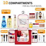 SELLYFELLY Hanging Travel Toiletry Bag for Men and Women Makeup Organizer Cosmetic bag Hygiene Bag with Handle and Hook