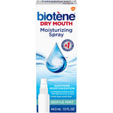 Biotene Dry Mouth Moisturizing Spray, Gentle Mint, 1.5 Ounces (44.3ml)