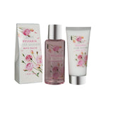 Bath Gift Basket - Spa Gift Set, Bath and Body Set with Bulgaria Rose Garden Fragrance Includes Bath Puff, Body Butter, Shower Gel, Bath Salt and Body Lotion