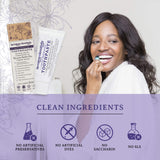 Natural 2-Pack Toothpaste for Sensitive Teeth and Gums, SLS-Free Toothpaste with Fluoride for Cavity Protection, Gluten-Free, Sugar Free, No Artificial Preservatives, 3.5 oz -SprinJene