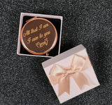 Fnbgl Mother of Bride Gifts from Daughter All That I Am, I Owe to You Mom Engraved Compact Travel Mirrors Mom Gifts from Son, Mother Gifts from Daughter Unique Mothers Day Present Idea for Her