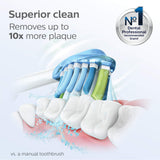Philips Sonicare HX9073/65 Genuine Replacement Toothbrush Head Variety Pack - Premium Plaque Control, Premium Gum Care & Premium White, Brushsync Technology, White 3-pk