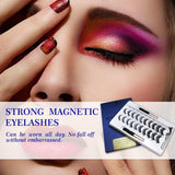 Latorice Magnetic Eyelashes with Eyeliner Kit, 10 Pairs Upgraded 3D Magnetic Eyelashes Kit with 2 Tubes of Magnetic Eyeliner and Tweezers, No Glue Need, Natural Look
