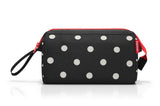 reisenthel Travelcosmetic Toiletries Bag, Structured Pouch with Wristlet, Mixed Dots