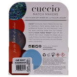 Cuccio Matchmaker - Colour Nail Lacquer & Veneer Gel Polish - One Night In Bangkok - For Manicures & Pedicures, Full Coverage - Long Lasting, High Shine - Cruelty, Formaldehyde & Toluene Free - 2 pc