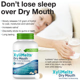 Oracoat XyliMelts Dry Mouth Relief Moisturizing Oral Adhering Discs, Mild Mint with Xylitol, 100 Count
