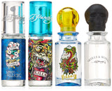 Ed Hardy Mini Set For Men (Hearts and Daggers, Love and Luck, Skulls and Roses, Villain)