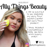 Thirsty Lemon Makeup Sponge by Ally Things Beauty | Yellow Lemon Shaped Makeup Blender for Liquid Foundation, Cream or Powder Blending - Cosmetic Applicator - Cute & Latex-Free Daily Beauty Sponge