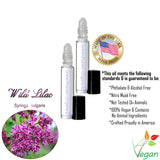 Set of 2: Wild Lilac Perfume Oil (Syringa Vulgaris) .33 oz x2 Bottles