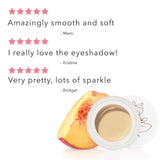 100% PURE Satin Eye Shadow (Fruit Pigmented), Star, Cream Eyeshadow, Shimmer, Long Lasting Eye Makeup, Vegan, Natural Makeup (Warm, Yellow-Gold Shimmer) - 0.17 Oz