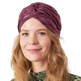 Womens Fortune Teller Turban - Metallic Afro Accessory Headwrap Hair Chemo Hat