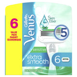 Gillette Venus Extra Smooth Sensitive Women's Razor Blades - 6 Refills