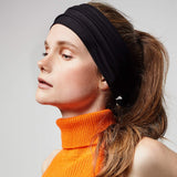 BLOM Beau Tie Adjustable Headband. for All Head Sizes. Tie Up Head Wrap Headband for Sports, Running, Yoga, and Fashion.