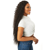 Sensationnel 100% Premium Fiber Empress Free Part Lace Front Edge Wig - BROOKLYN (1 [Jet Black])