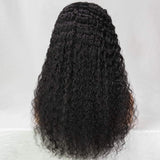 YMS Human Hair Wigs for Black Women Headband Wig Human Hair 150% Density Curly Brazilian Virgin Machine Made Wig(12 inch 150% density, HeadbandWig)