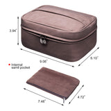 Travel Cosmetic Bag Portable Makeup Bruches Case Waterproof Toiletries Organizer Bag With An Extra Removable Zipper Pouch