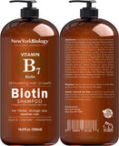 Biotin Shampoo and Conditioner Set for Hair Growth and Thinning Hair – Thickening Formula for Hair Loss Treatment – For Men & Women – Anti Dandruff - 16.9 fl Oz