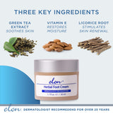 Elon Herbal Foot Cream (1.7 oz.) – Hydrating Foot Healing Cream w/Vitamin E & Green Tea Extract – Stimulates Skin Renewal & Gives Instant Relief – Best Foot Cream For Dry Cracked Feet & Diabetic Feet