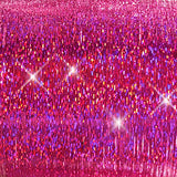 40" Sparkling Hair Tinsel 400 Strands (Pink Fuchsia, Red Fire, Blue Sea, Green Emerald)