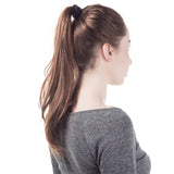 18 PCS Large Hair Ties Ponytail Holders for Thick Hair - Stretchy Elastic Hair Bands for Women and Girls - Black, Beige and Brown