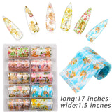 30 Rolls Christmas Nail Art Stickers Angel Pattern Nail Stickers Angel and Flower Mixed Style Nail Stickers Transfer Decal Nail Art Decorations Tips Charms Accessories for DIY Nail Decoration, 3 Boxes
