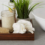 Urbana Spa Prive Bamboo Pouf Scrubber Ball for Showers & Bath