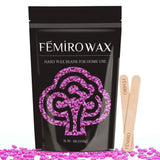 Hard Wax Beans for Painless Hair Removal, 1lb Large Refill Wax Beads for Sensitive Skin Home Waxing Kit for Women Men