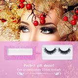 100 Pieces Empty Eyelash Case Set, 50 Empty Eyelash Boxes Lash Box Packaging Glitter Paper Eyelash Storage Box, 50 Empty Eyelash Boxes Tray False Eyelash Storage Box Packing Eyelash Lid Tray (Pink)
