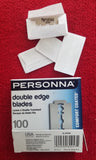 Personna Double Edge Razor Blades in White Wrapper 100 count