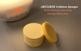 100% Natural Cellulose Compressed Facial Sponges - 50 Count