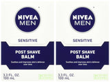 NIVEA FOR MEN Sensitive Post Shave Balm 3.30 oz (Pack of 2)