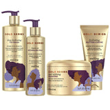 Pantene, Co Wash, Detangling Milk, Butter Cream, and Hair Pudding Treatment Kit, with Argan Oil, Sulfate Free, Pro-V Gold Series, for Natural and Curly Textured Hair