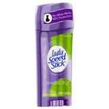 Lady Speed Stick Invisible Dry Antiperspirant Deodorant, Powder Fresh - 2.3 ounce (6 Pack)