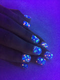 Get Breezy-Color Changing UV Blacklight Thermal Nail Polish: Custom-Blended Indie Glitter Nail Polish/Lacquer