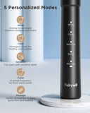 Electric Toothbrush, Fairywill Sonic Toothbrush for Adults with 8 Dupont Bursh Heads, Ultra Cleaning with 40,000 VPM 5 Modes 2 Hours Charging for 30 Days Use, E11 Black Rechargeable Power Toothbrush