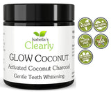 Isabella’s Clearly GLOW COCONUT (BULK) Teeth Whitening Activated Charcoal 100% Pure Food Grade Non-GMO. Better than Strips,Toothpaste, Bleach. Removes Stains, Plaque. USA (100g, 12 Months Supply)