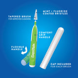 Dentek Easy Tight Spaces Interdental Cleaners Brush, Fresh Mint Green, 16 Count (Pack of 6)