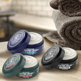 Luxury Shaving Cream 3 Pack- Sandalwood, Peppermint & Eucalyptus, Clary Sage - Soft, Smooth & Silky Shaving Soap - Rich Lather for the Smoothest Shave - 3.5oz